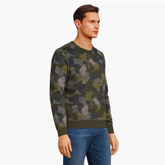 BLAKE SHELTON X Lands End Camo Sweatshirt UNISEX SOFT NWOT - Picture 1 of 8